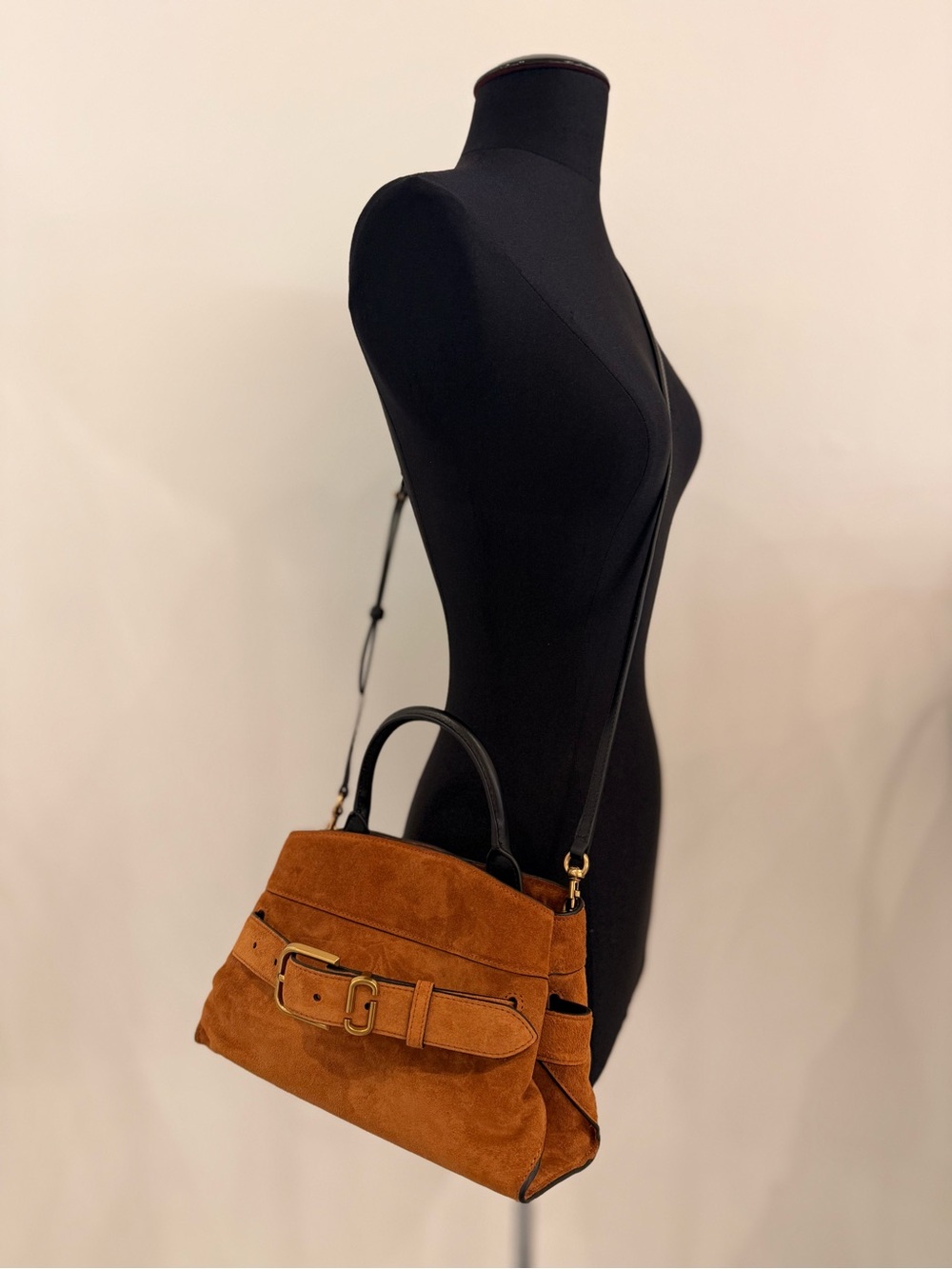 NWT Marc Jacobs suede THE DAKOTA SMALL SATCHEL- copper